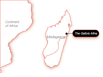Madagascar graphite mine location